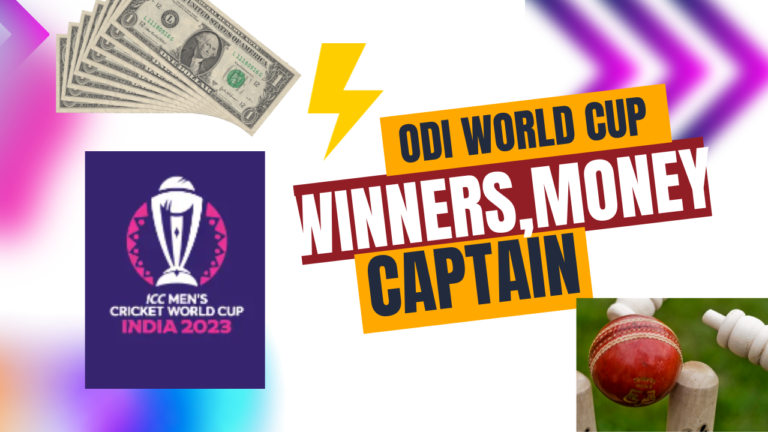 Odi world cup winners and prize money
